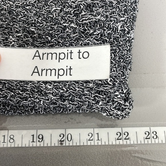 Caslon Cardigan Sweater Open Front Knit Gray Variegated Size X Small XS - Picture 14 of 16